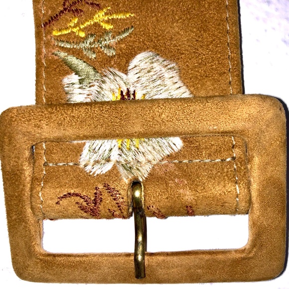 Kenzo Jungle Belt - Suede embroidered main image 6